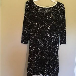3/4 sleeve banana republic knit dress sz M